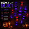 LED Glowing Halloween Bats
