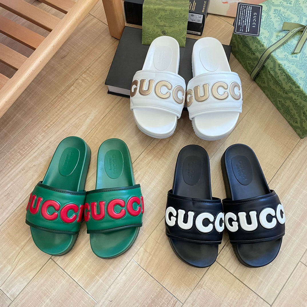 Gucci Alphabet Bread Slippers