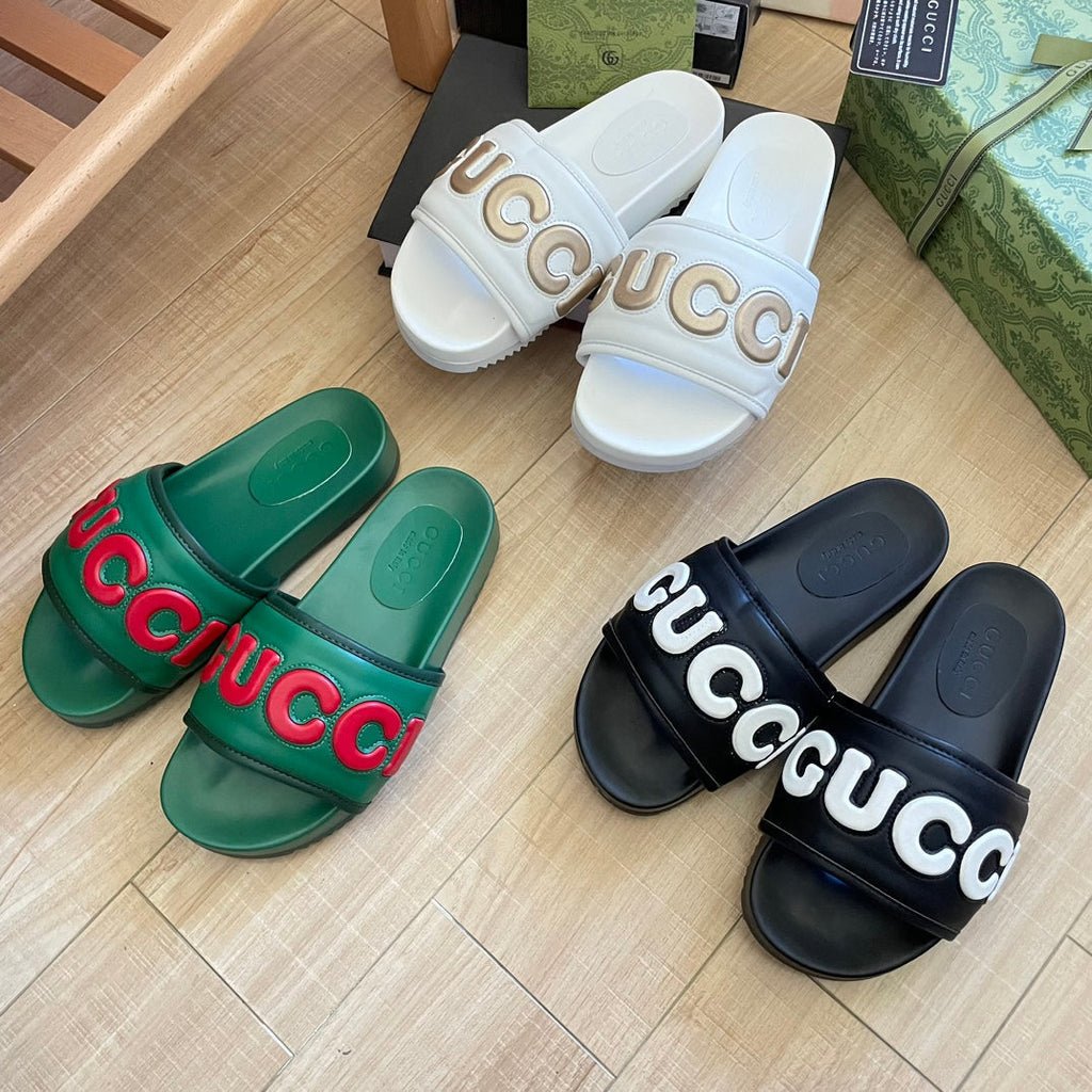 Gucci Alphabet Bread Slippers