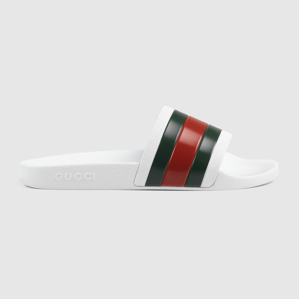 Gucci Pursuit Pool Web Rubber Slides