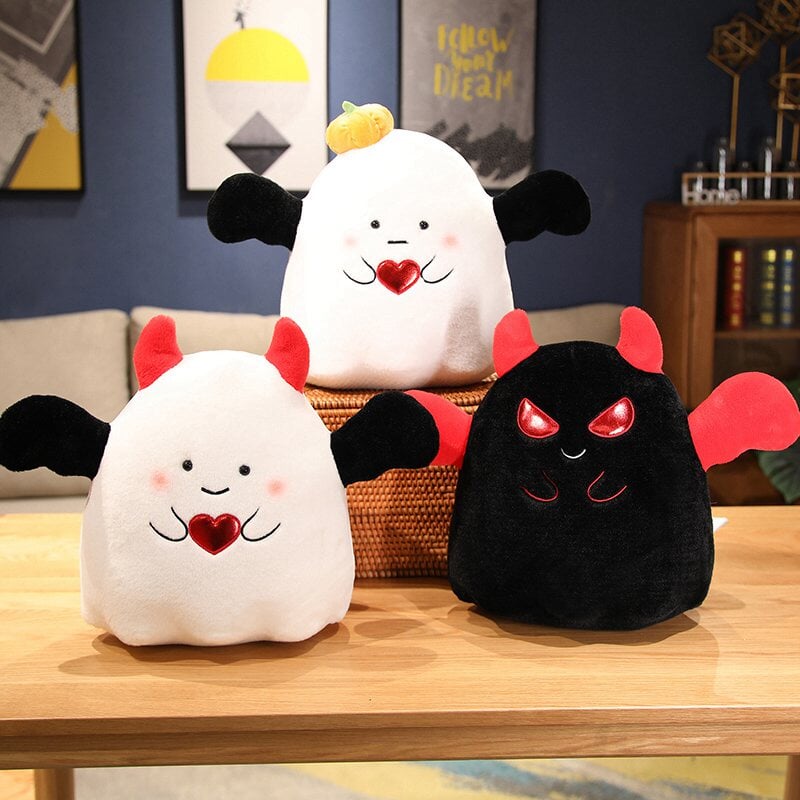 Charming Angel & Mischievous Devil Ghost Plushies